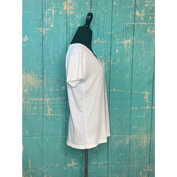 LNA white Fallon V neck short sleeves tee size XS - Picture 7 of 9